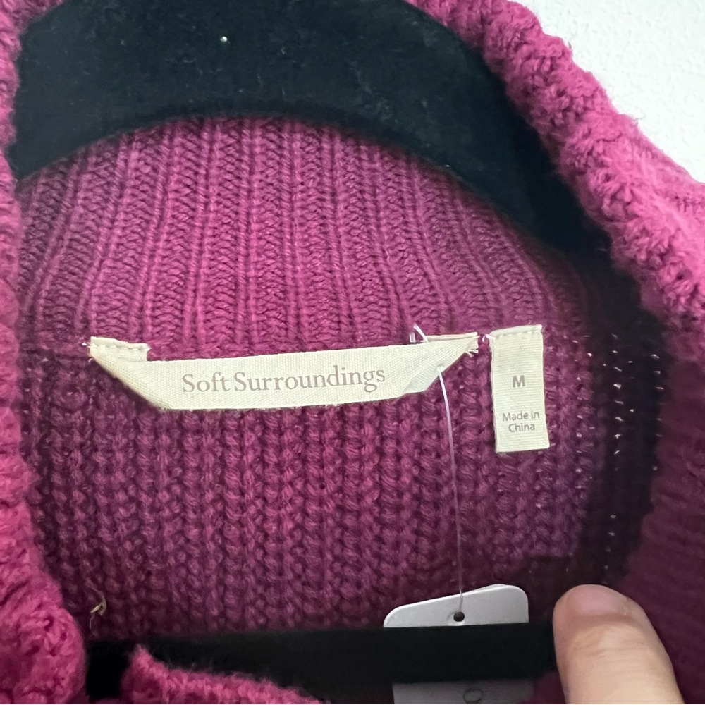 *NEW* Soft Surroundings Highland Tunic Sweater - Picture 9 of 14